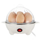 1Pc Electric Egg Cooker For Daily Breakfast Preparation 7-Capacity Hard-Boiled Egg Maker With Auto-Off Measuring Cup For Hard Boiled Steamed Vegetables Seafood Dumplings