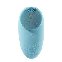 Mini electric sonic facial cleansing brush with silicone bristles — view 4