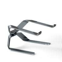 Vertical aluminum adjustable laptop stand for MacBook and PC — view 4