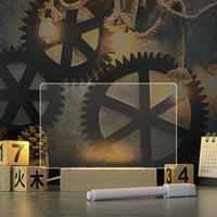 LED message note board and USB night light — view 5