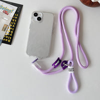 Mobile phone crossbody lanyard rope strap hands free — view 2