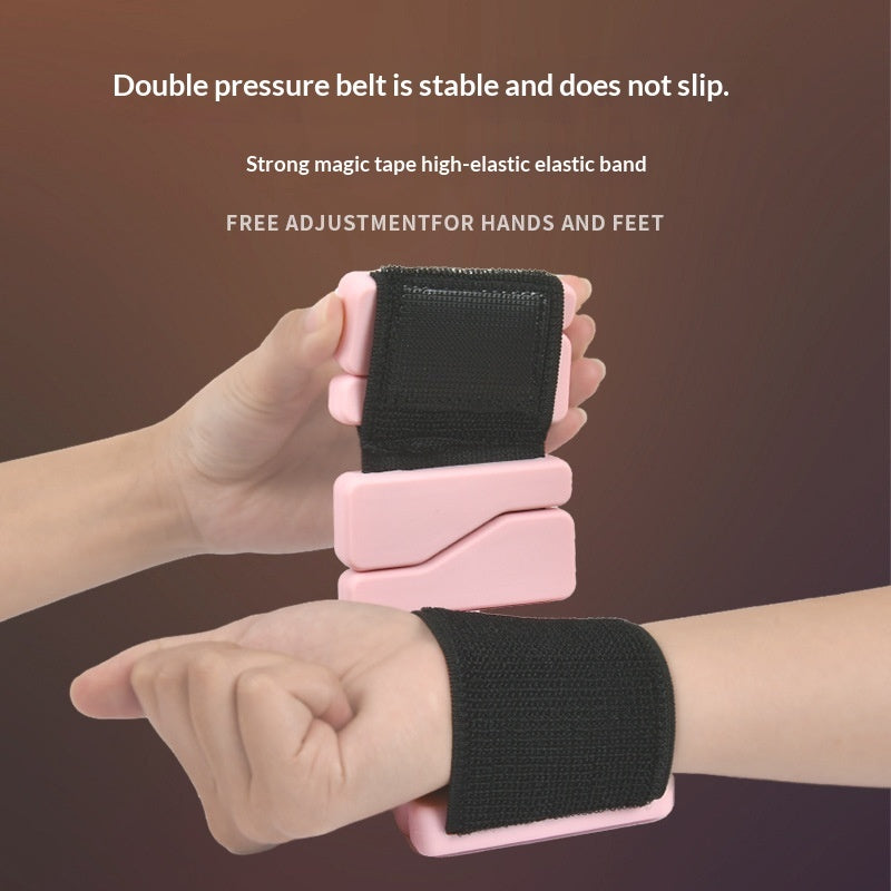 Weighted silicone fitness bracelet invisible wrist ankle weights