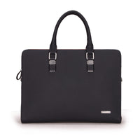 Men's compact handbag with adjustable strap and zip closure — view 5