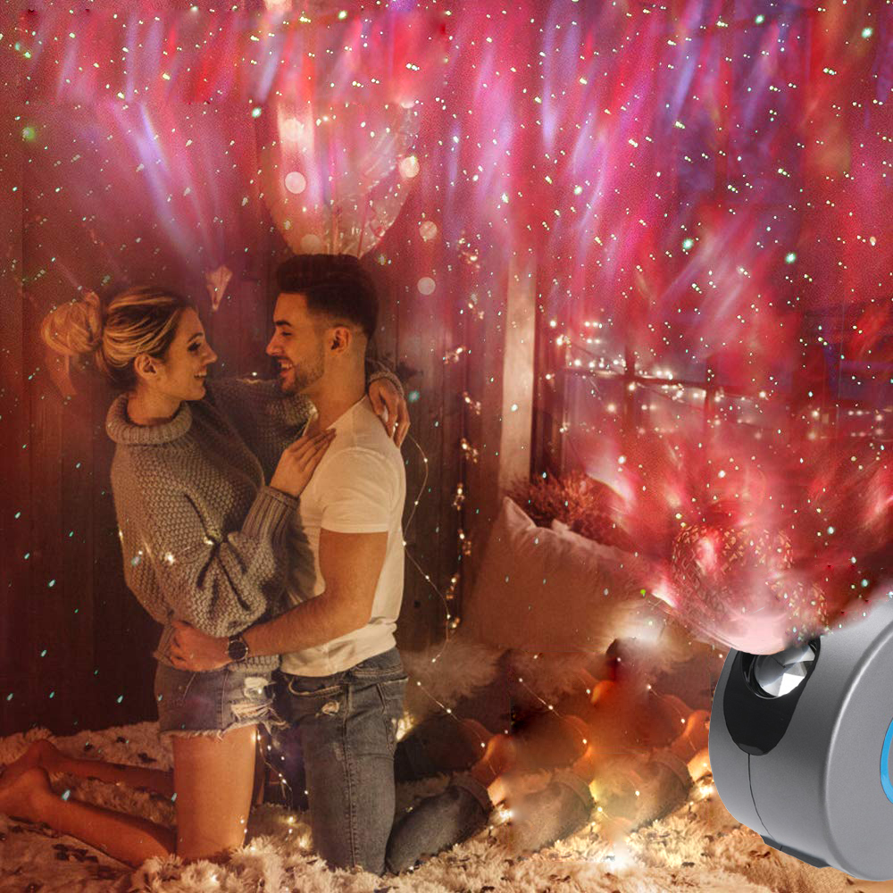 Galaxy nebula star projector LED night light for bedroom — view 5