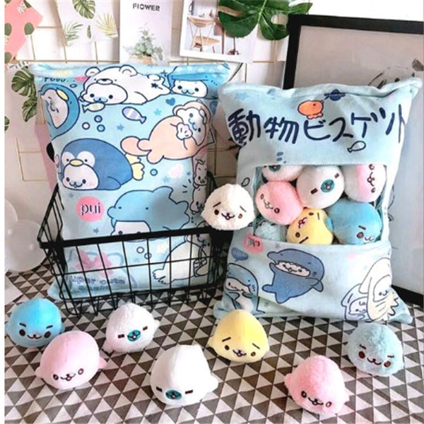 Large snack bag shaped plush pillow novelty toy — view 13