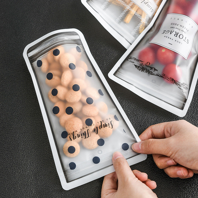 Reusable silicone ziplock food storage bags in cup shape — view 4