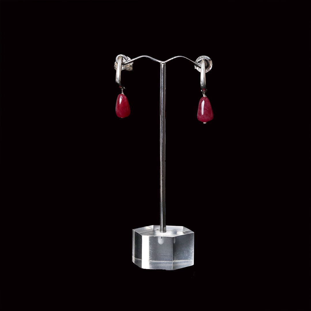Ruby Drop Earrings-1