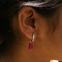 Ruby Drop Earrings-3