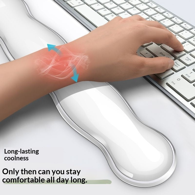 Silicone ergonomic keyboard wrist rest pad — view 3