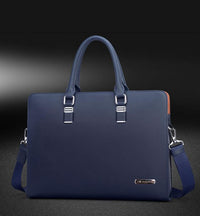 Men's compact handbag with adjustable strap and zip closure — view 6