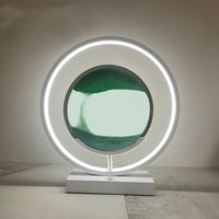 Minimalist quicksand decorative table lamp with flowing sand art — view 2