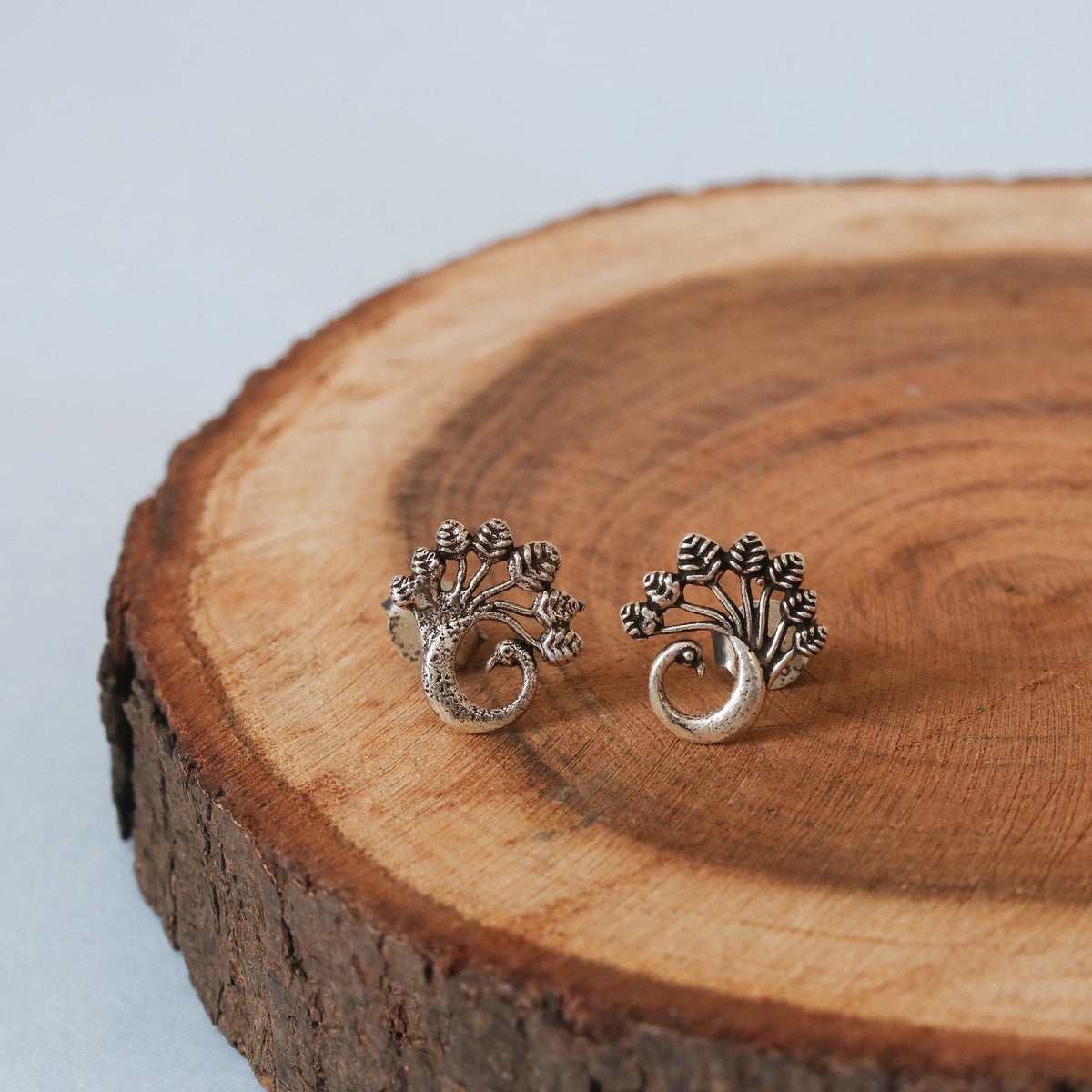 Dancing Peacock Earrings-0
