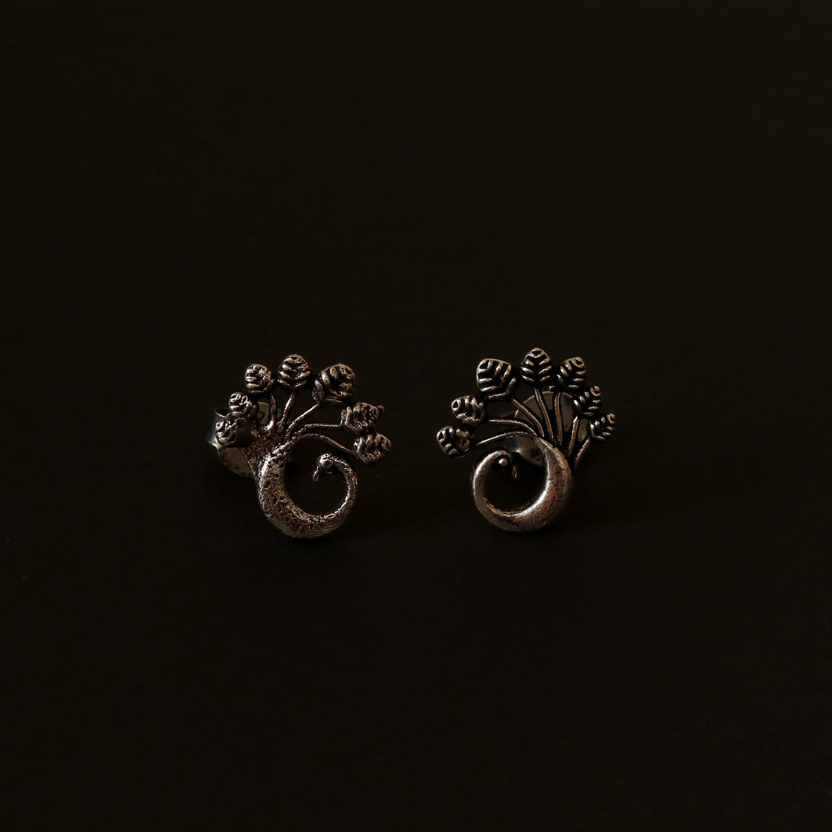 Dancing Peacock Earrings-1