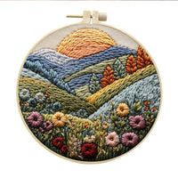 DIY embroidery handmade cloth art material kit — view 4