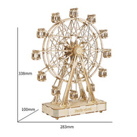 3D three dimensional wooden puzzle kit for adults — view 2
