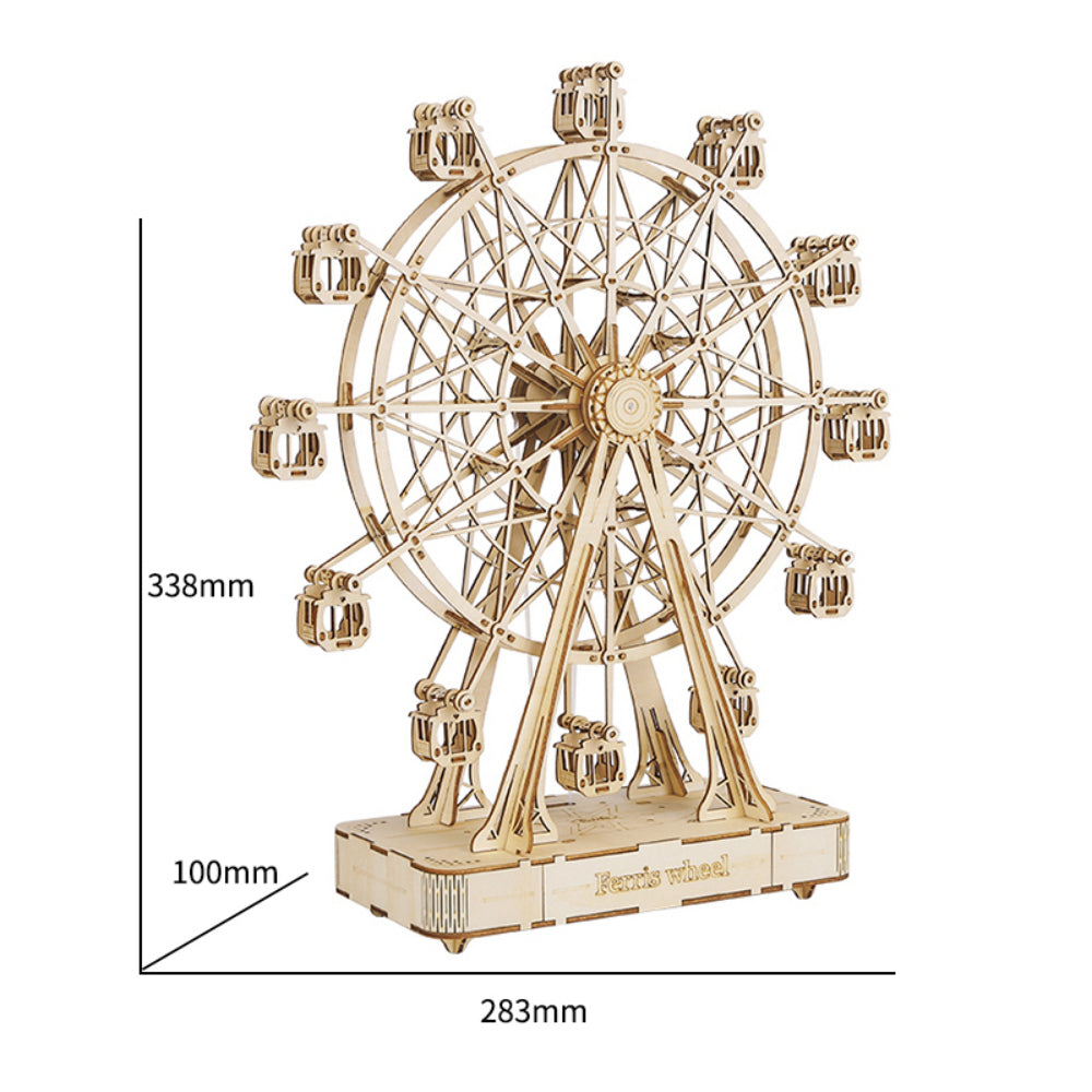 3D three dimensional wooden puzzle kit for adults — view 2