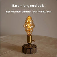 Retro bedside ambient bedroom lamp with warm glow — view 6
