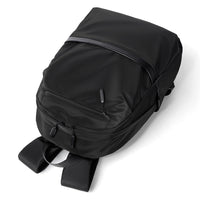 Premium Waterproof High-Density Nylon Backpack for Men & Women | Durable, Fashionable & Lightweight Urban Travel Bag | Black Laptop Backpack for Work, School & Daily Commute | Perfect for Urban Exploration & Minimalist Design Lover