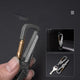 Tactical Multi-Tool Carabiner for Men - Heavy Duty Outdoor Gear Accessory with Bottle Opener & Keychain Hook