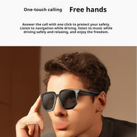 AI smart bluetooth audio sunglasses with call capability — view 3