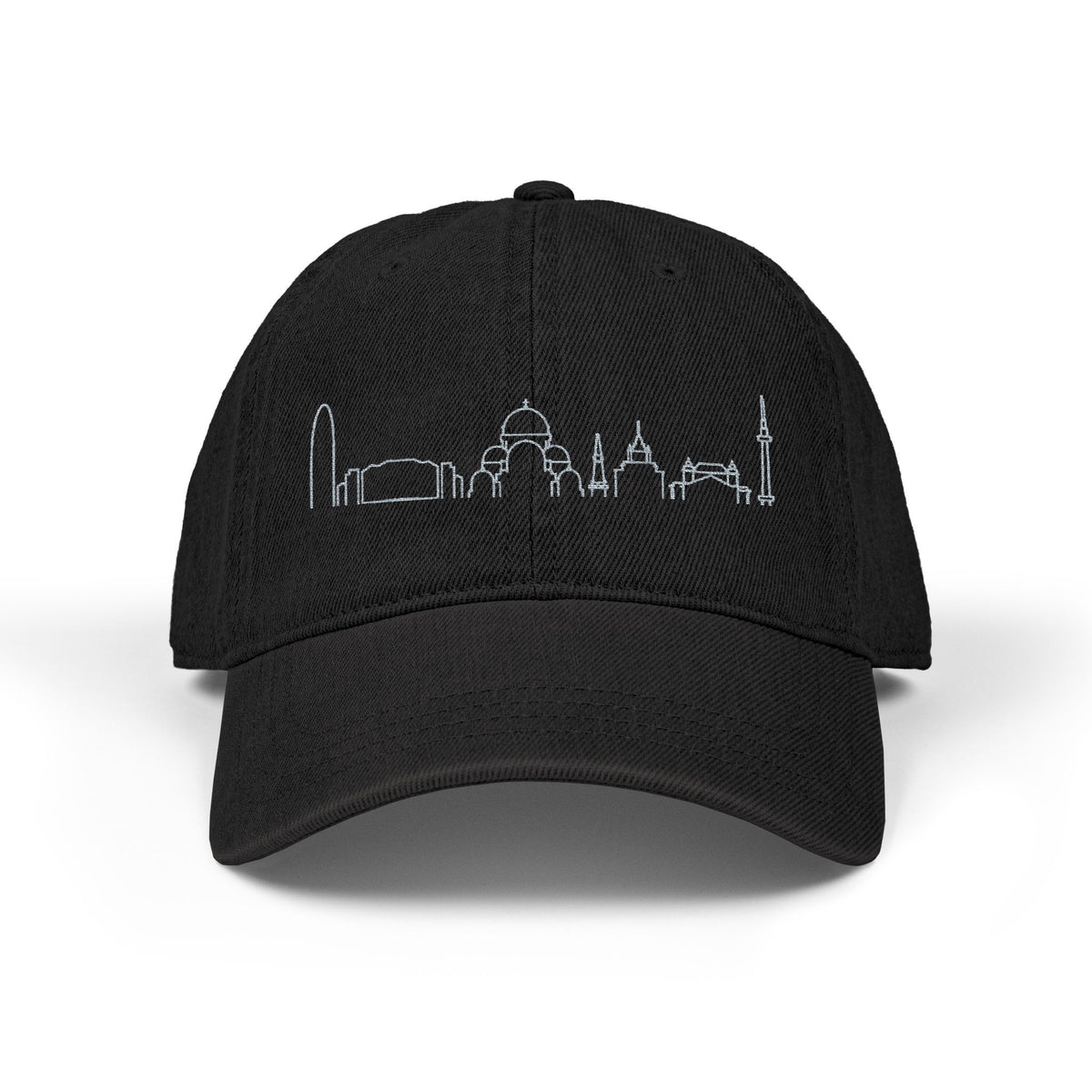 Copy of Embroidered ‘impt’ Denim Hat — Minimal Logo Baseball Cap