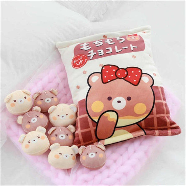 Large snack bag shaped plush pillow novelty toy — view 14