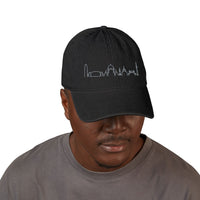 Copy of Embroidered ‘impt’ Denim Hat — Minimal Logo Baseball Cap