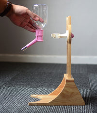 Cat water fountain dispenser with circulating filtered flow — view 4