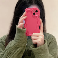 Solid color cloud shaped 3D phone case — view 5