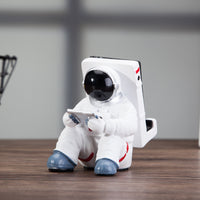 Cute astronaut phone stand desktop holder — view 2