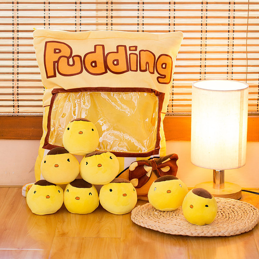 Large snack bag shaped plush pillow novelty toy