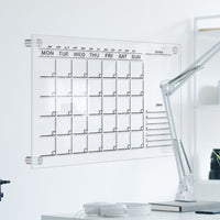 Transparent acrylic weekly planner and memo board — view 6
