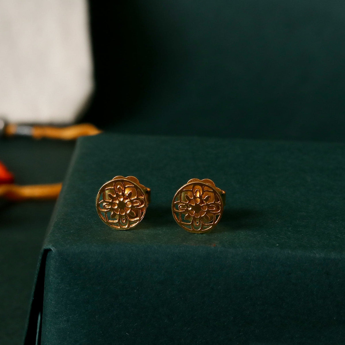 Delicate Gold-Plated Studs-0