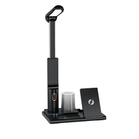 LED wireless charging desk lamp with pen holder for office — view 4