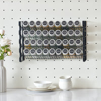 Expandable spice rack organizer for kitchen cabinet and countertop — view 6