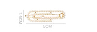 Pearl hair clip set with faux pearl accented bobby pins — view 6