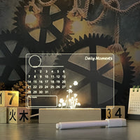 LED message note board and USB night light — view 2