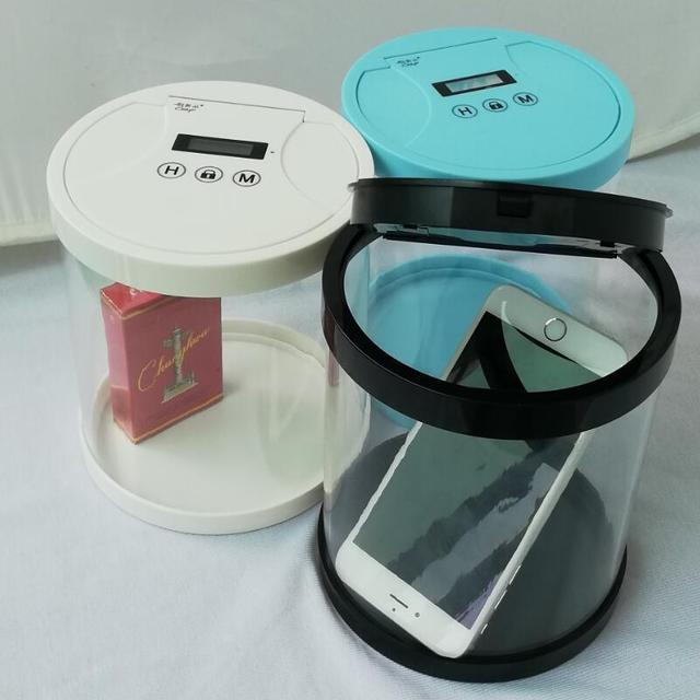 Time management timing lock box for phone distraction control