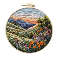 DIY embroidery handmade cloth art material kit — view 5