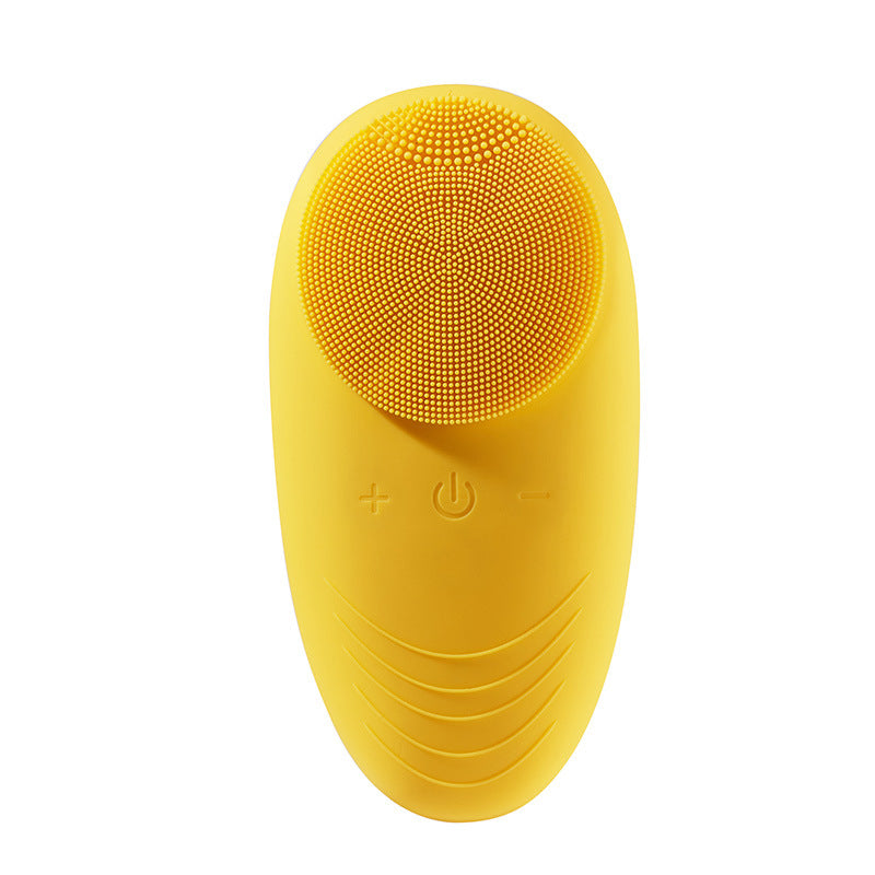Mini electric sonic facial cleansing brush with silicone bristles — view 5