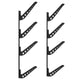 Surfboard Wall Mount, 4 Tiers Horizontal Surfboard Rack For Storage And Display, Adjustable Height Metal Board Stand Organizer, Surf Board Holder For Snowboards, Kiteboards, Shortboard, Skis