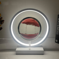 Minimalist quicksand decorative table lamp with flowing sand art — view 5