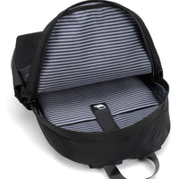 Premium Waterproof High-Density Nylon Backpack for Men & Women | Durable, Fashionable & Lightweight Urban Travel Bag | Black Laptop Backpack for Work, School & Daily Commute | Perfect for Urban Exploration & Minimalist Design Lover
