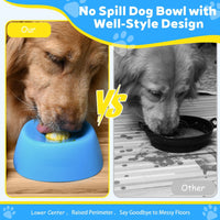 Non-slip spherical anti-choking slow feeder dog bowl — view 5