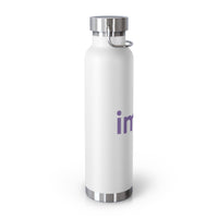 Insulated 22oz Water Bottle — IMPT Vacuum Flask with Purple Logo