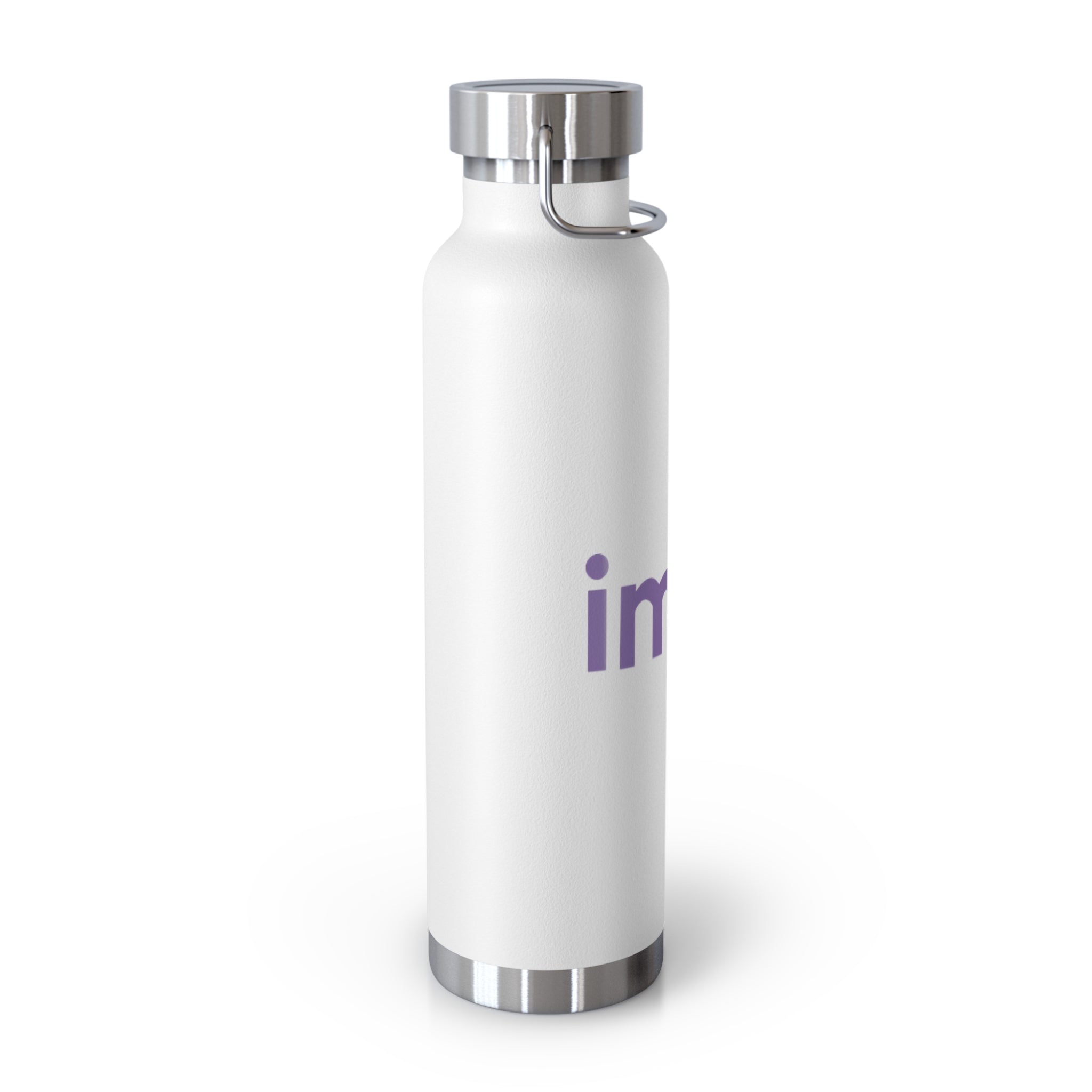 Insulated 22oz Water Bottle — IMPT Vacuum Flask with Purple Logo