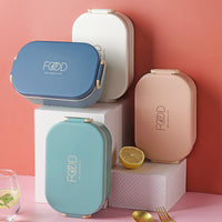 304 stainless steel bento lunch box with compartments — view 3