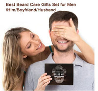 Beard growth grooming kit for men with derma roller and oil — view 3