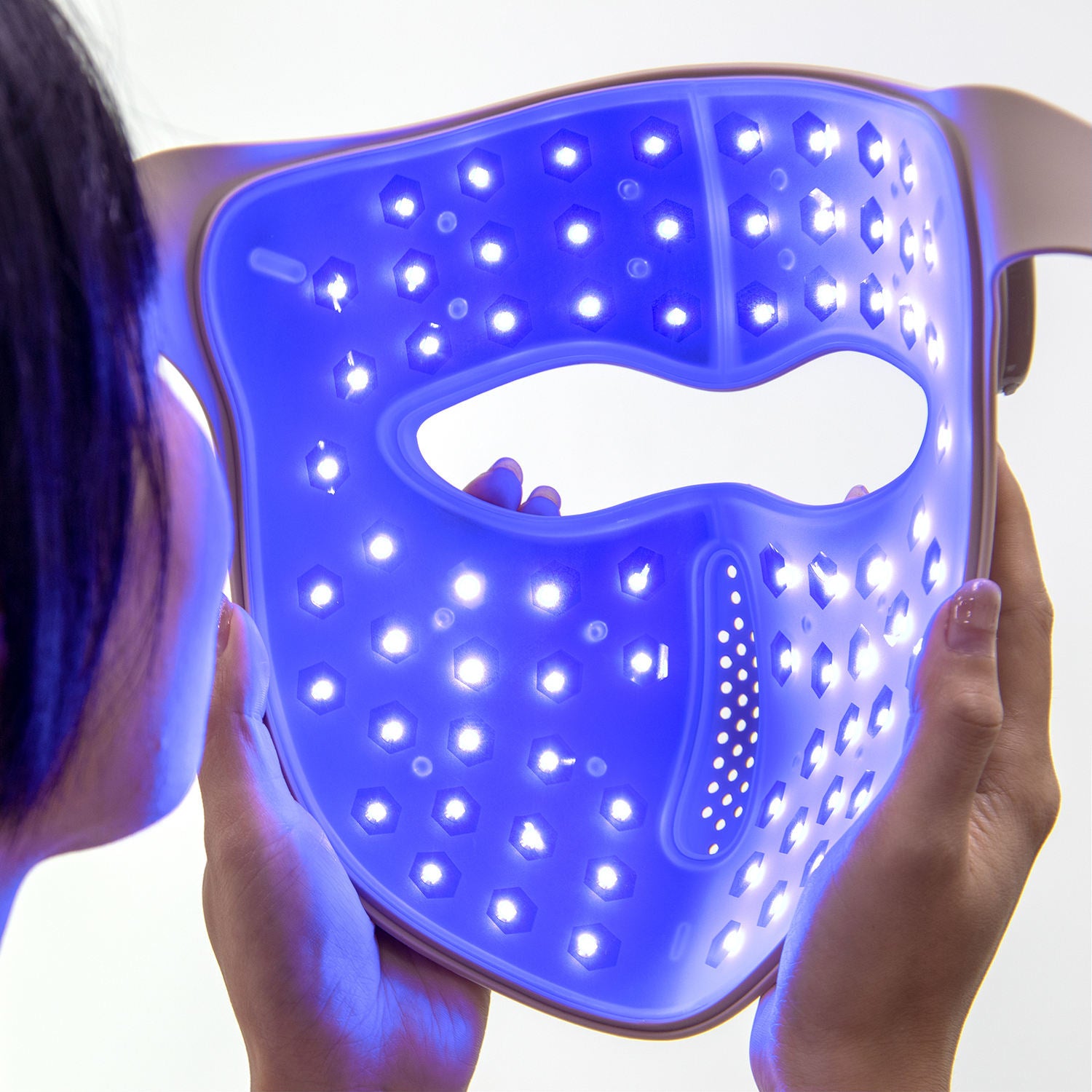 Red LED light therapy face mask for at home skincare — view 5