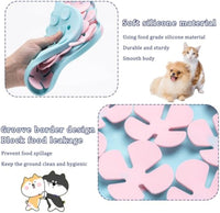 Silicone slow feeder dog bowl for calmer meals — view 3